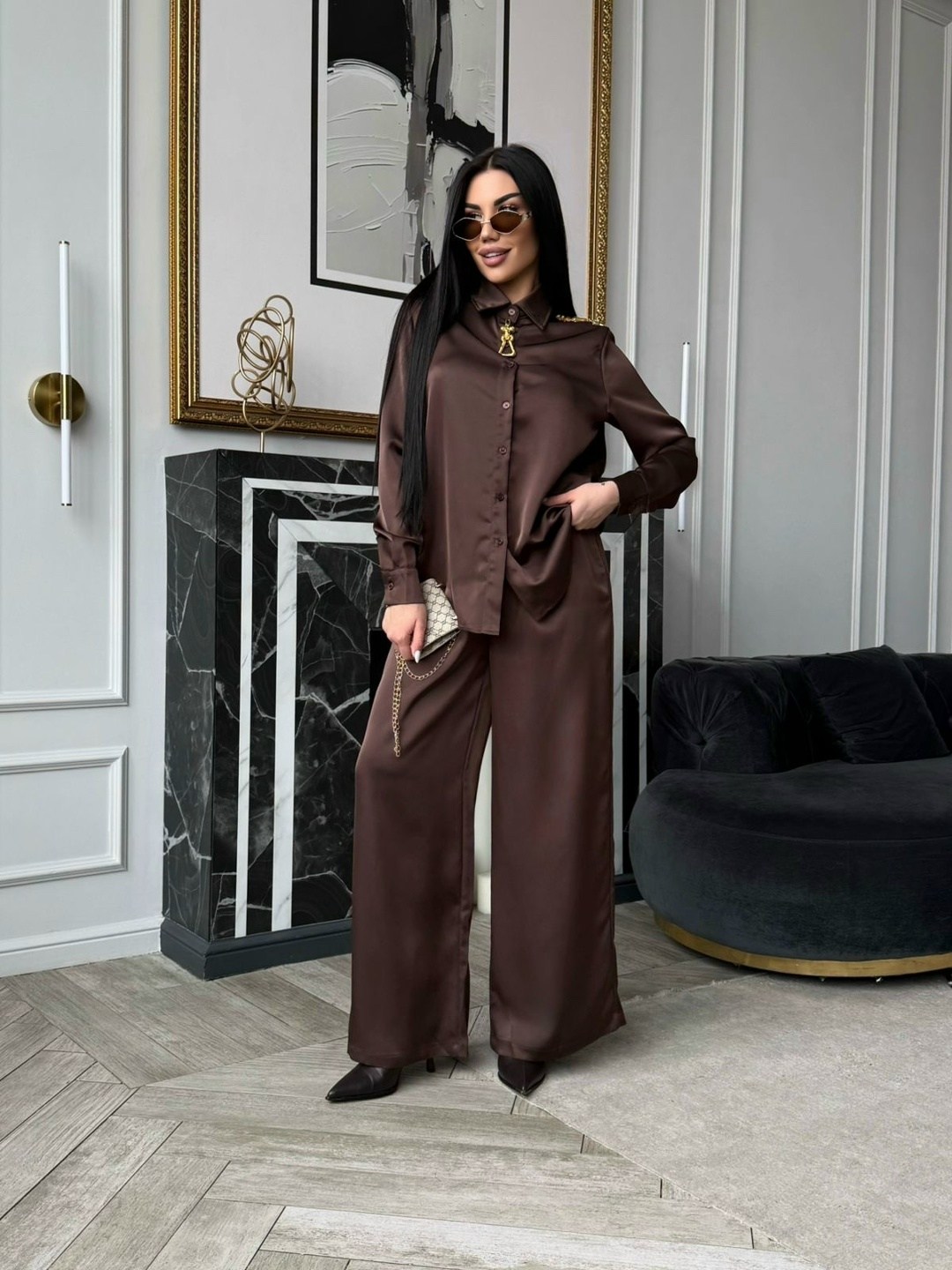 брючный костюм,шелковый костюм,шелковый брючный костюм,костюм с брюками,костюм классический