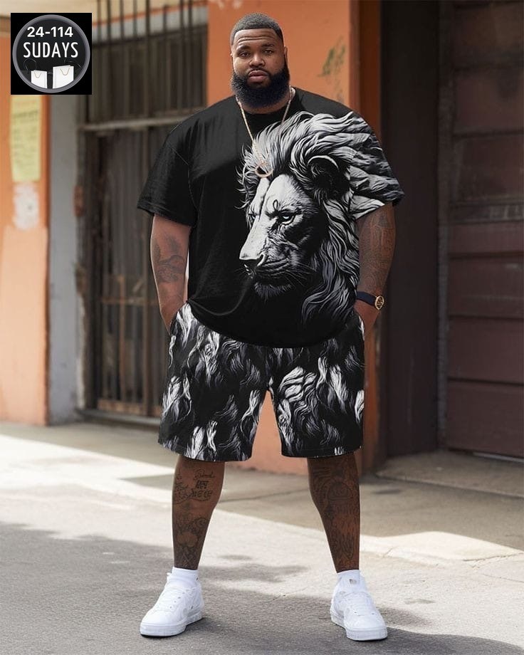 костюм мужской с шортами летний,летний костюм больших размеров,большая одежда,модные мужские шорты