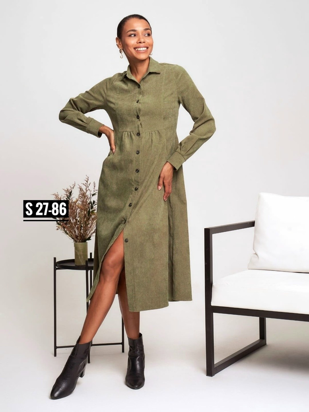 платье женское с длинным рукавом вельветовое,платье рубашка женская,платье рубашка вельвет повседневное оливковое,платье женская,платье рубашка миди