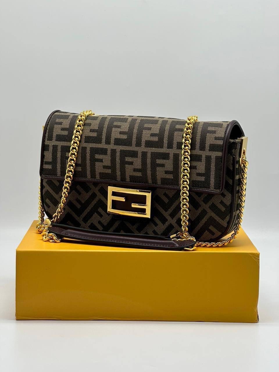 сумка fendi,женская сумка fendi,fendi сумка на плечо,сумка фенди,fendi сумка багет