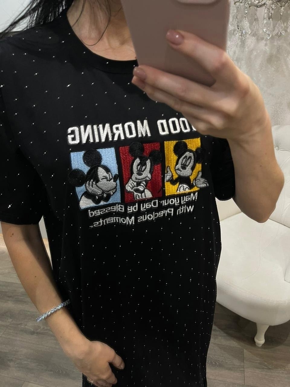 женская футболка,футболка женская оверсайз со стразами,футболки базовая,футболки для женщин,футболка оверсайз со стразами fashion lux