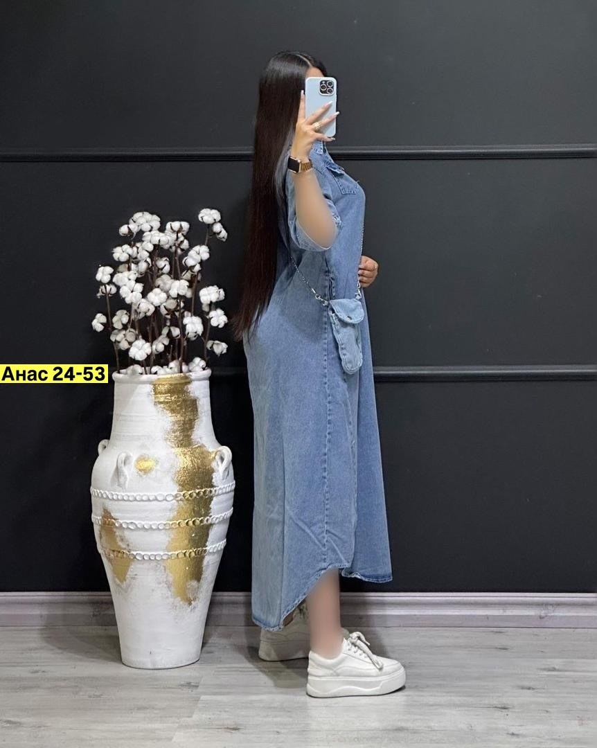 джинсовое платье,женское джинсовое платье,платье рубашка джинсовое,джинсовое платье миди,длинное джинсовое платье