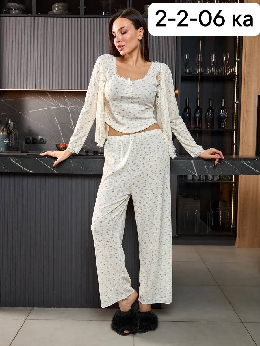 женская пижама,пижама,комплект пижама,пижама со штанами,пижама женская тройка