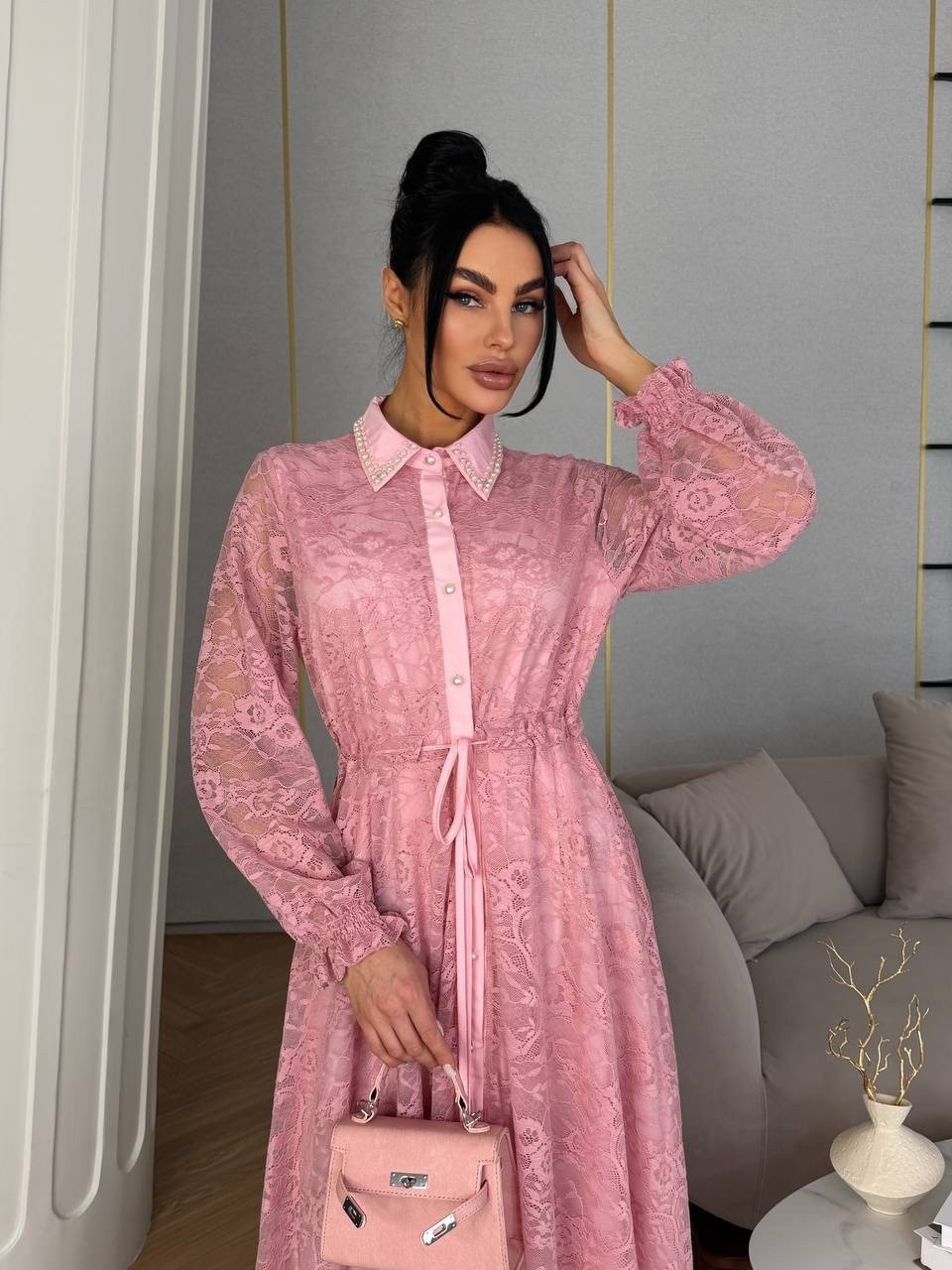платье,стильное платье,кружевное платье,розовое платье,платье для женщин