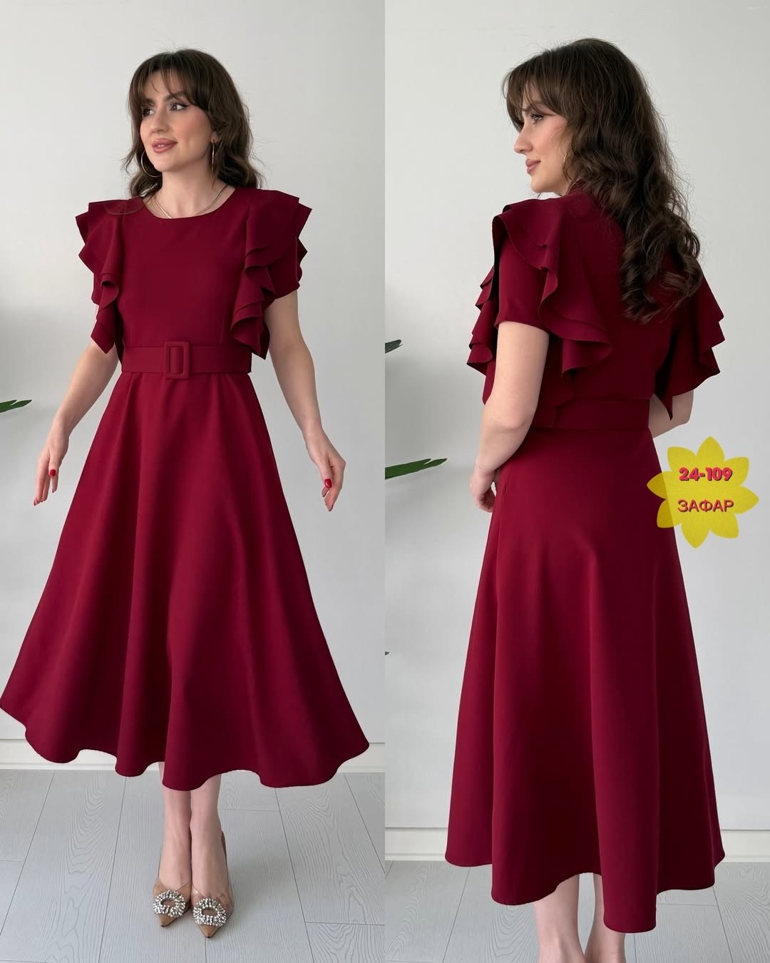 платье,нарядное платье,платье женская,платье миди,коричневое платье