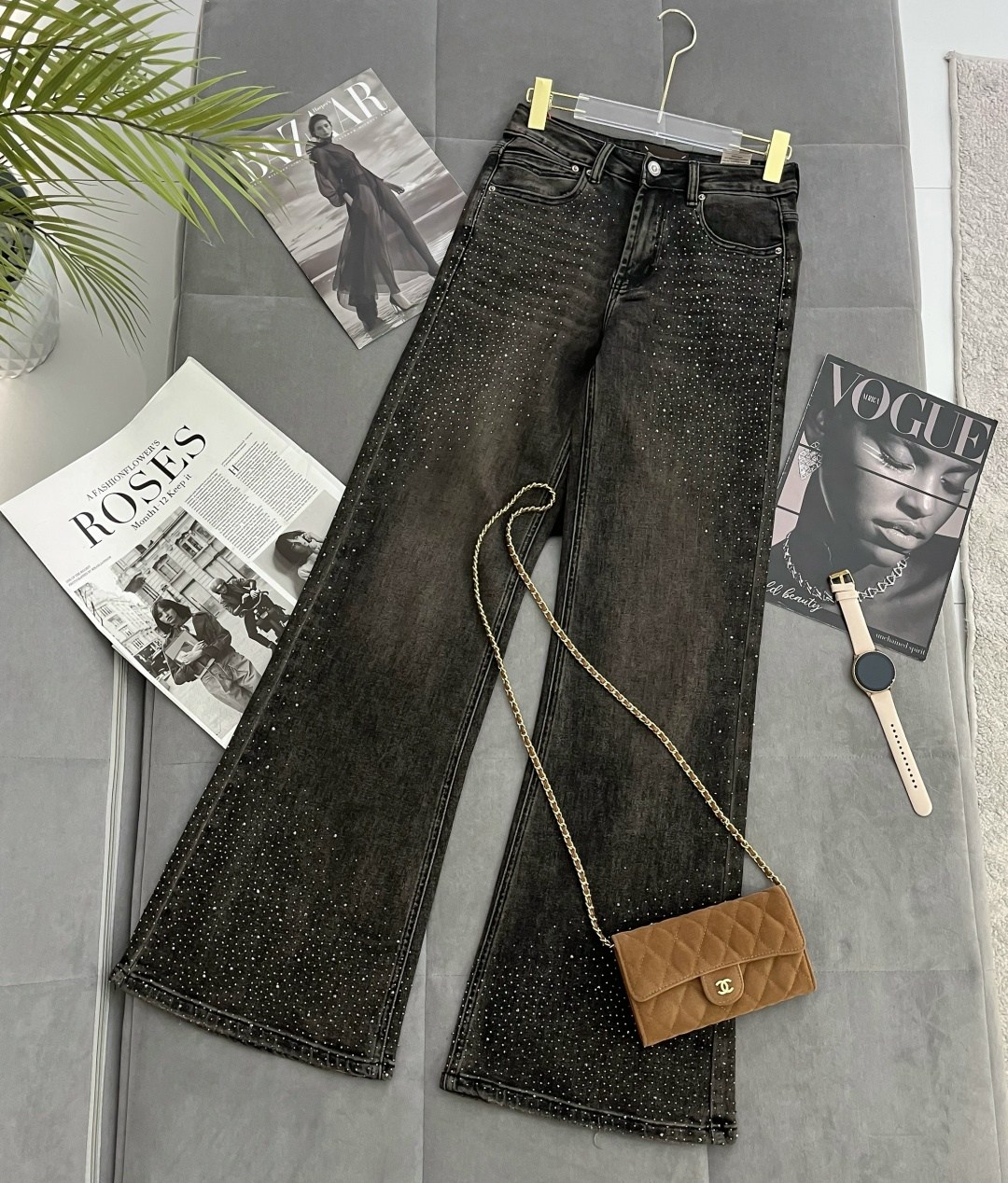 джинсы женские,джинсы со стразами,джинсы,стильные джинсы,широкие джинсы