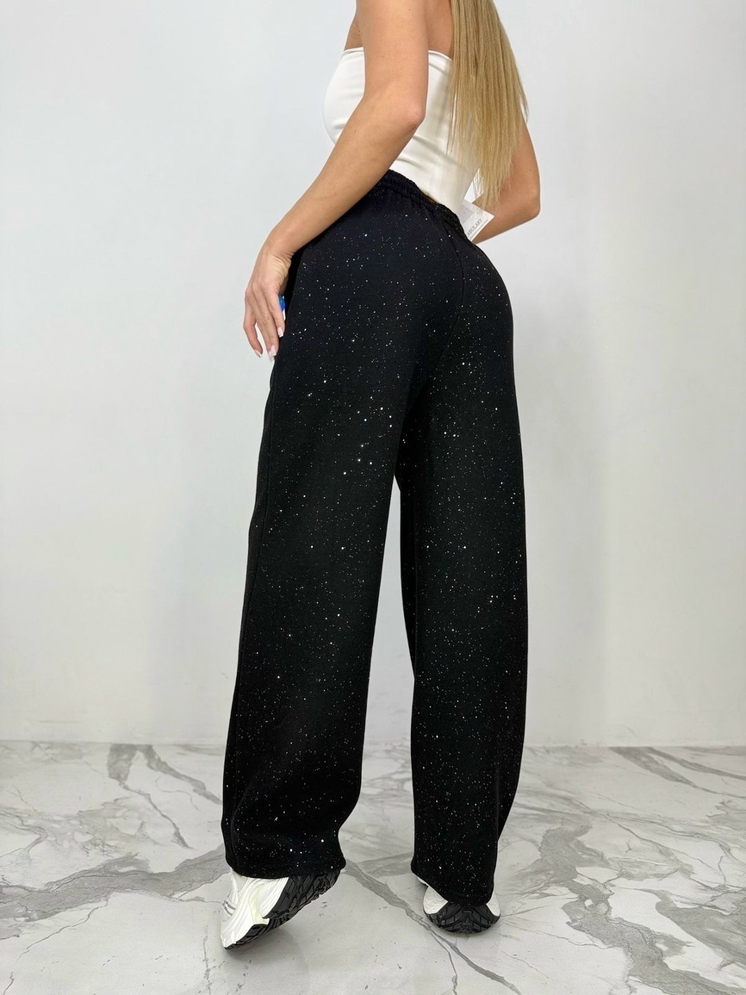 брюки с пайетками,брюки палаццо,женские брюки,женские штаны,брюки со стразами