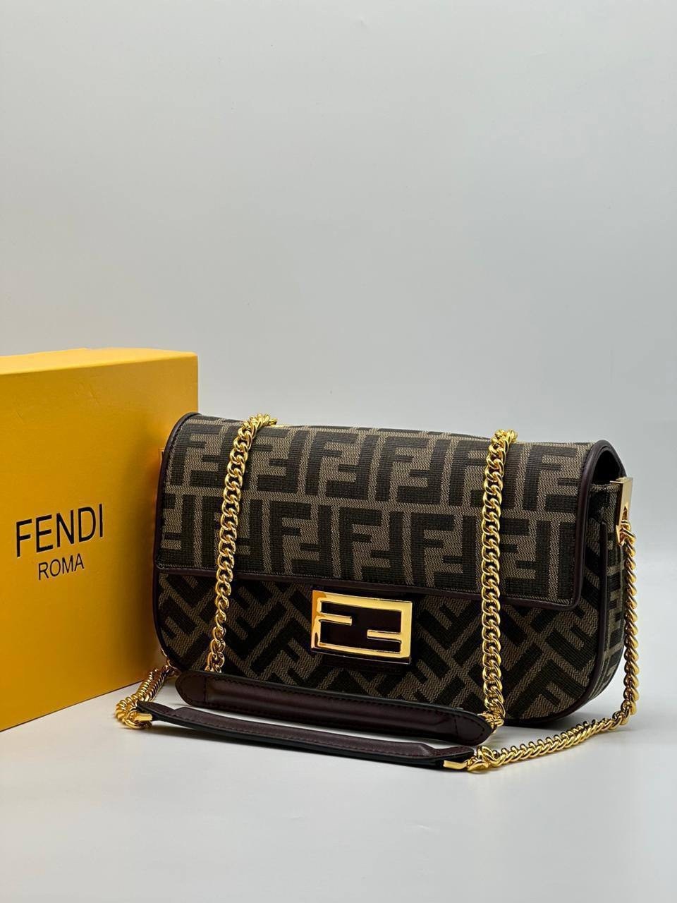 сумка fendi,женская сумка fendi,fendi сумка на плечо,сумка фенди,fendi сумка багет