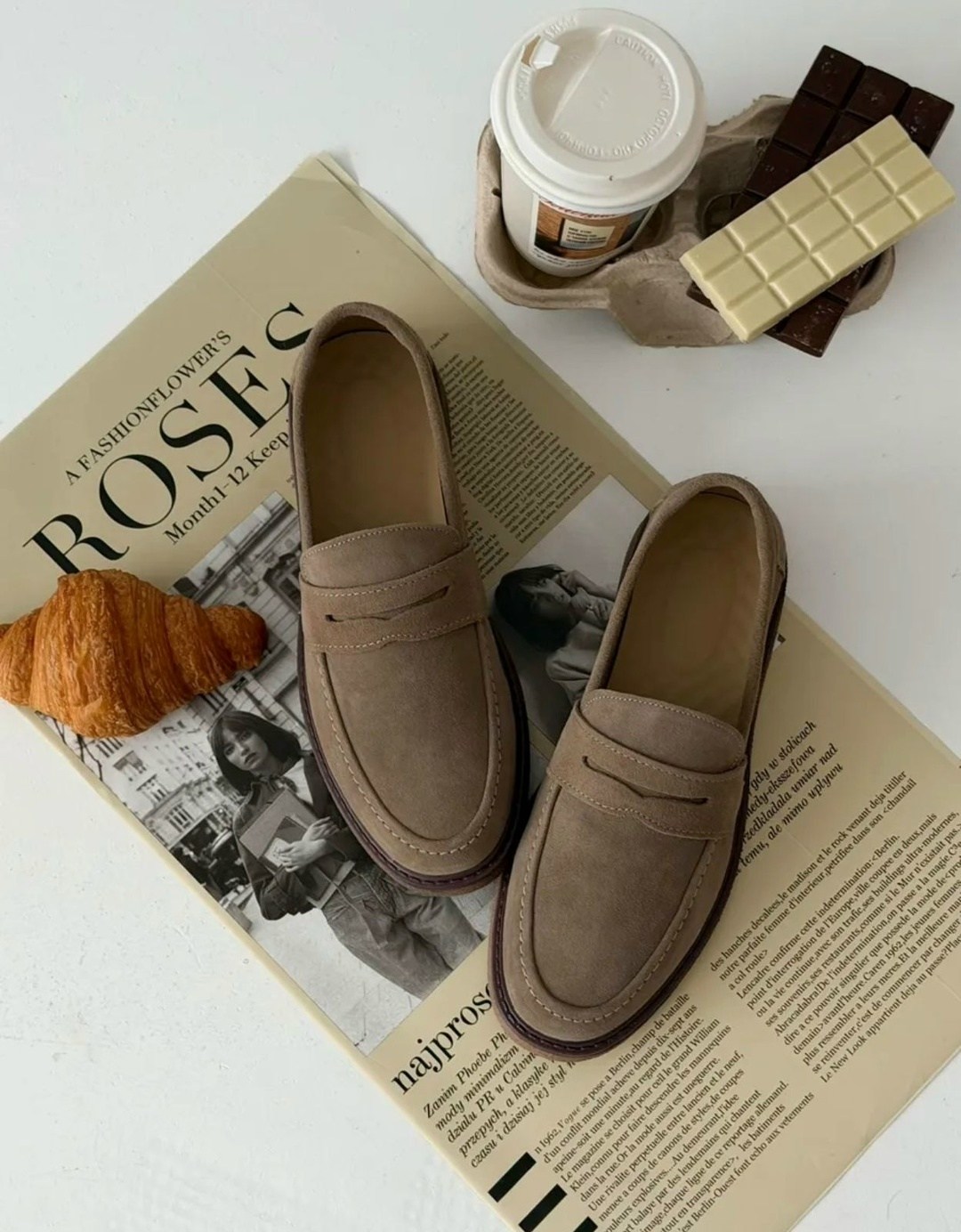 ,женские лоферы из натуральной замши,бежевые лоферы,лоферы женские коричневые натуральная замша reversal,лоферы женские