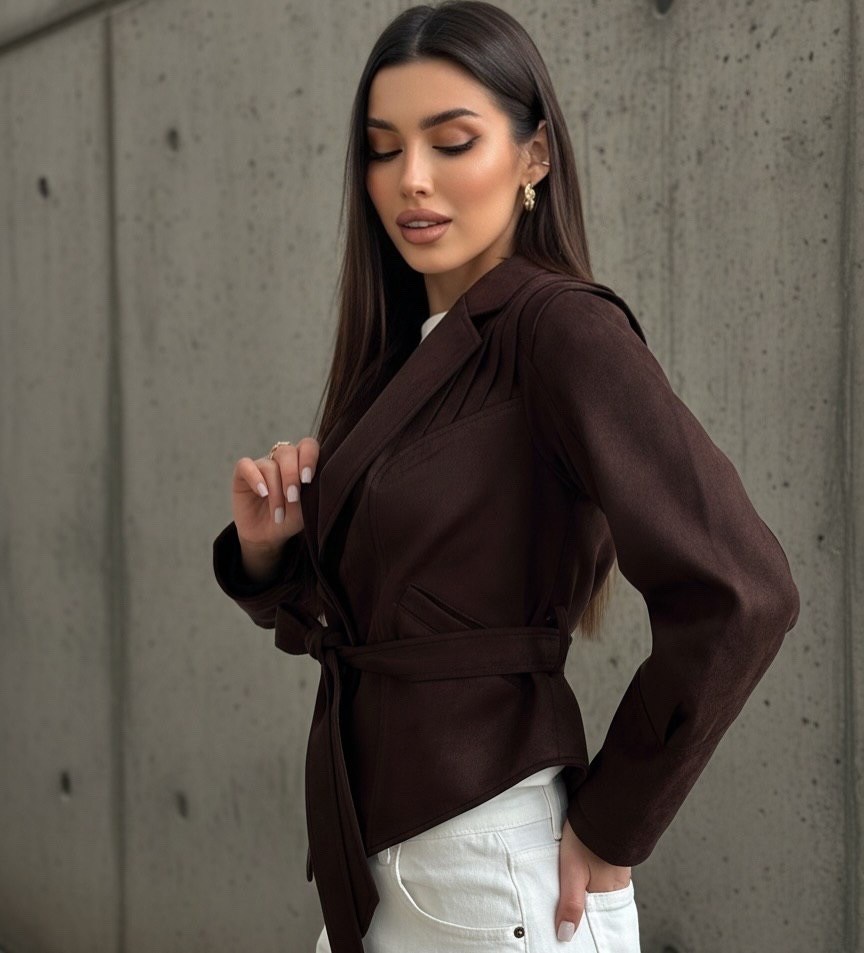 пиджак коричневый женский,жакет коричневый,пиджак,замшевая куртка,косуха замшевая