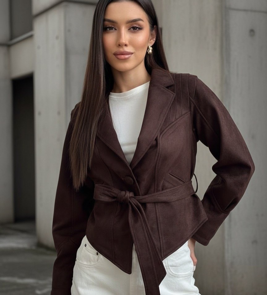 пиджак коричневый женский,жакет коричневый,пиджак,замшевая куртка,косуха замшевая