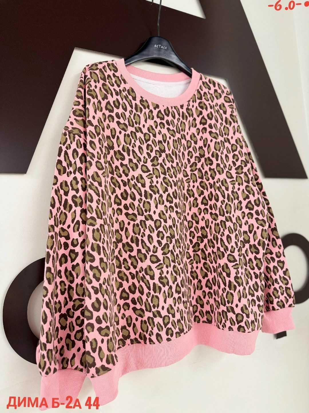 повседневный свитшот,свитшот женская,леопардовая кофта,кофта свитшот,кофта трикотажная