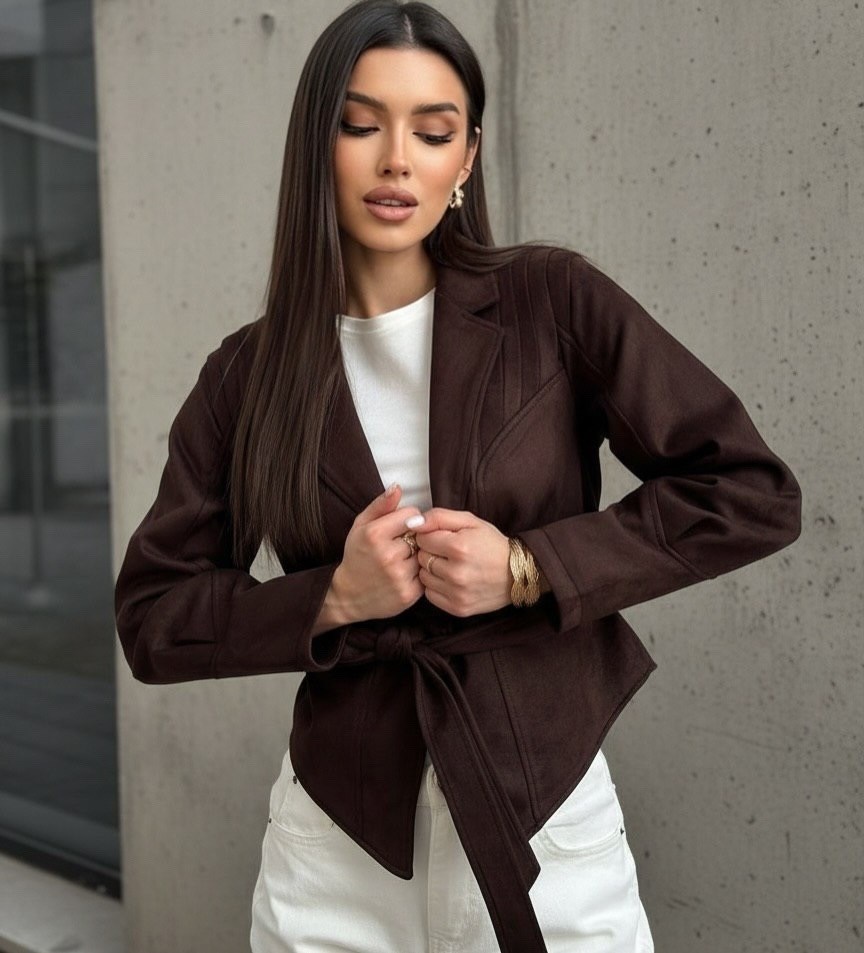 пиджак коричневый женский,жакет коричневый,пиджак,замшевая куртка,косуха замшевая