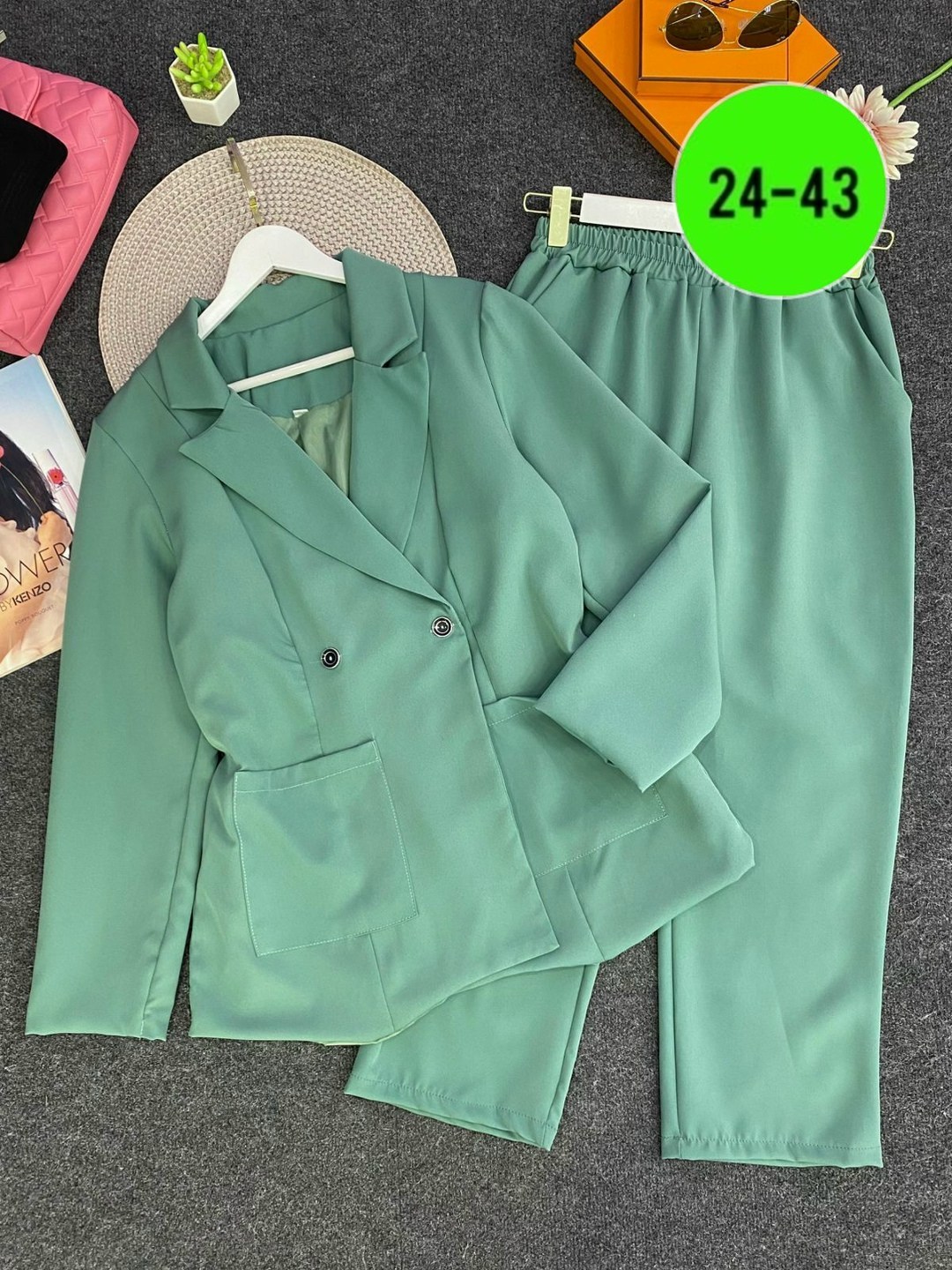 брючный костюм anastasia mak 1053а мятный,брючный костюм anastasia mak 603а салатовый двойка зеленый размер 50-60,брючный костюм anastasia mak 603а салатовый двойка,брючный костюм anastasia mak 603а с