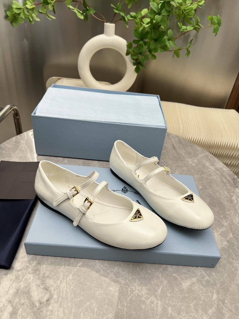 балетки prada,туфли prada,,женская ,балетки кожаные