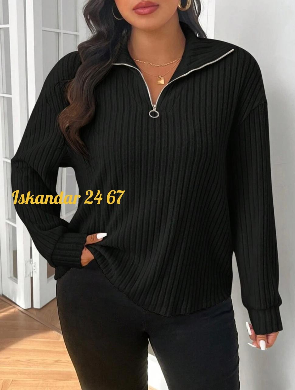 женская кофта,свитера женские,модные свитера,свитер с горлом на молнии оверсайз kk fashion,кофта
