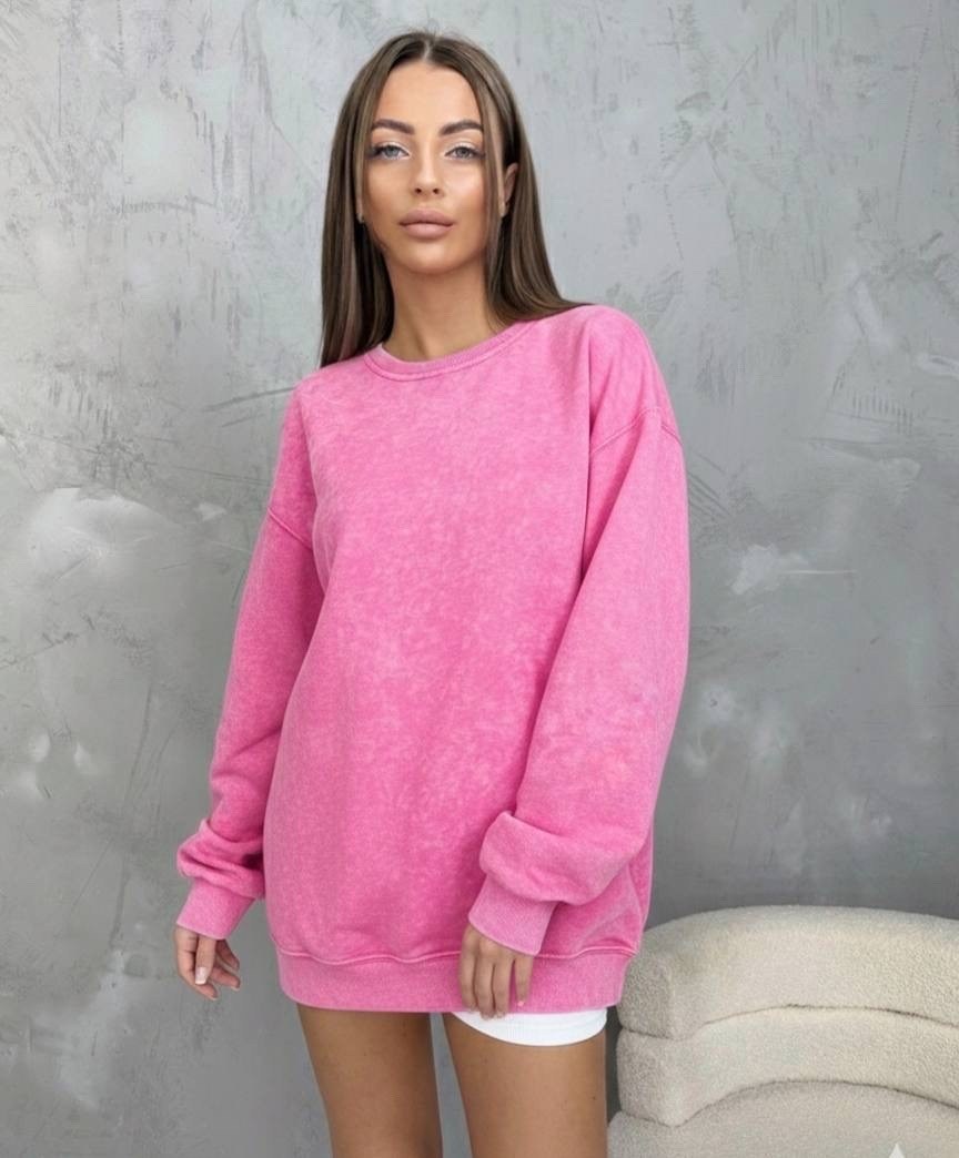 розовый свитшот,свитшот женская,свитшот свободного кроя oversize,свитшот оверсайз,кофта женская