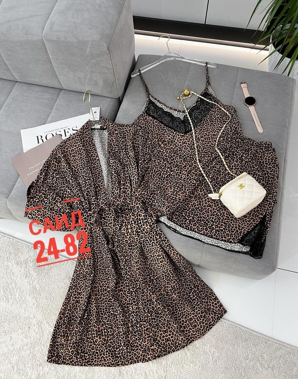 комплект женской пижамы,пижама женская,одежда женская,костюм платье,комплект пижама