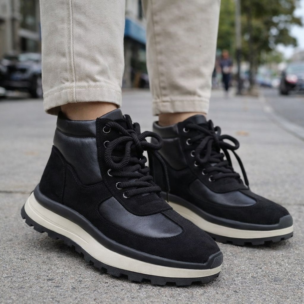 ,женские ботинки,черные ботинки,стильные ботинки, женская