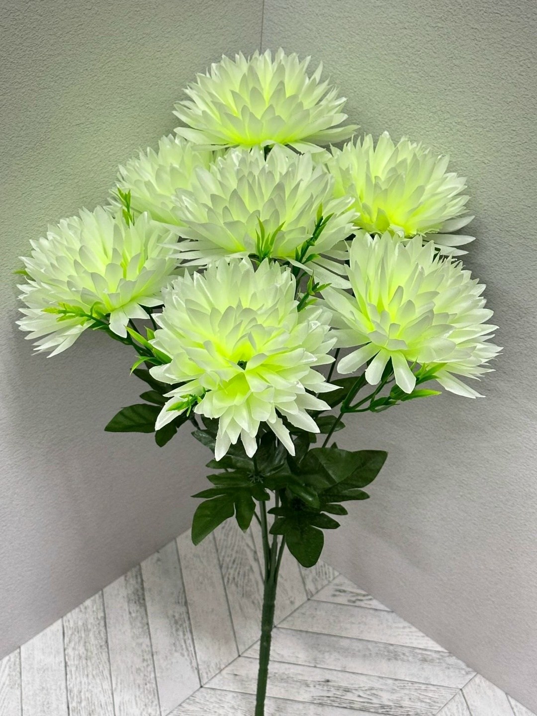 хризантемы искусственные,цветы искусственные хризантемы,искусственная хризантема игольчатая,цветы искусственные астра хризантелла 60 см,хризантема