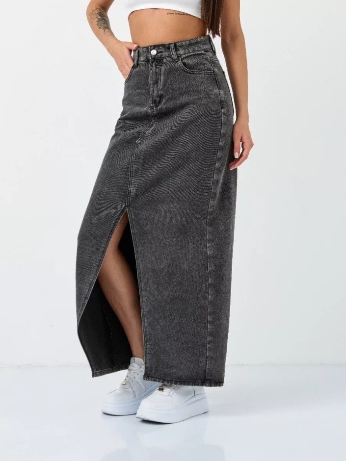 юбка джинсовая длинная с разрезом спереди niange,юбка джинсовая длинная с разрезом спереди,юбка макси джинсовая с разрезом спереди,джинсовая юбка макси с разрезом,юбка джинсовая длинная с разрезом nai