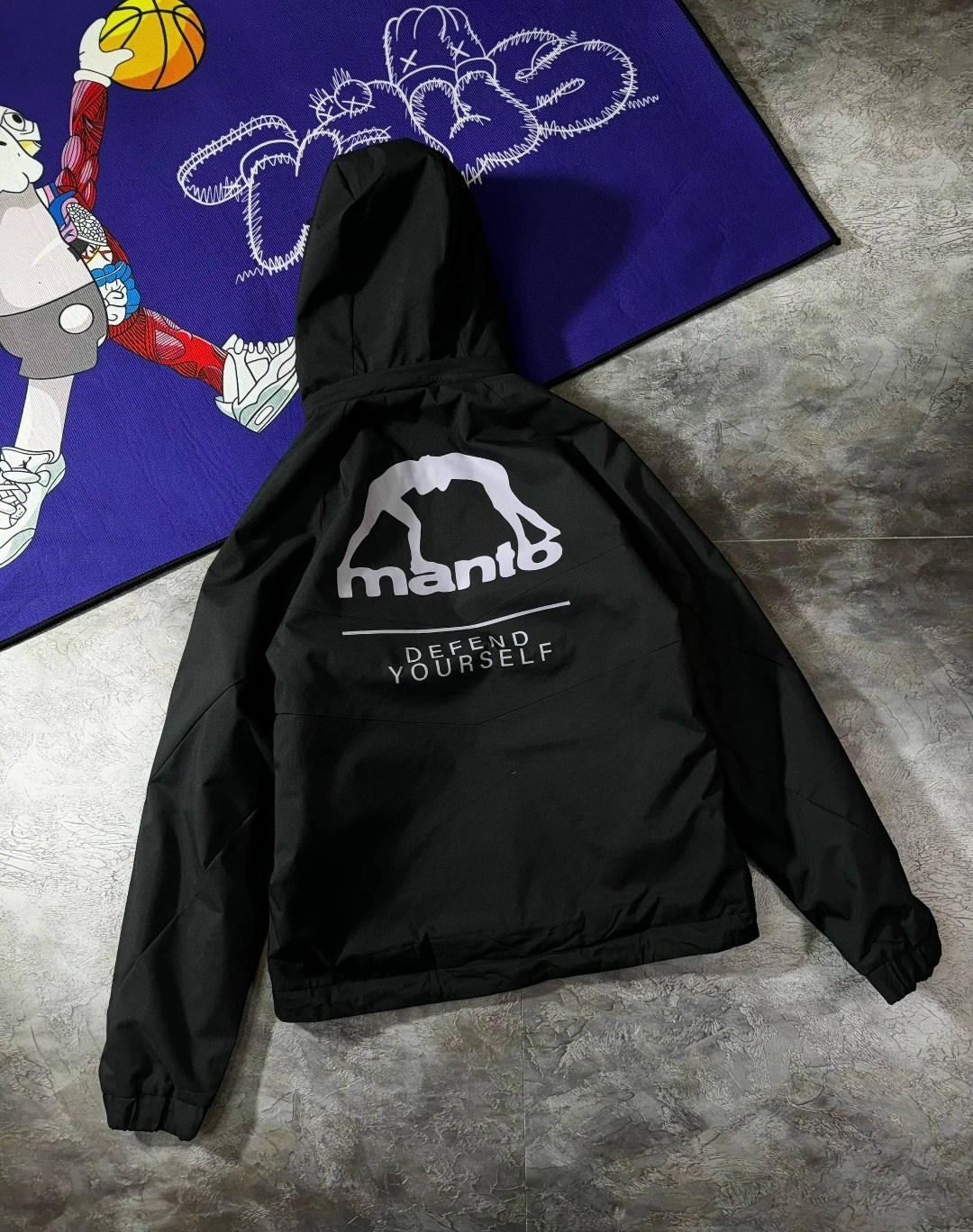 ветровка manto jacket defend black,куртка manto,куртка,куртка унисекс,ветровка manto