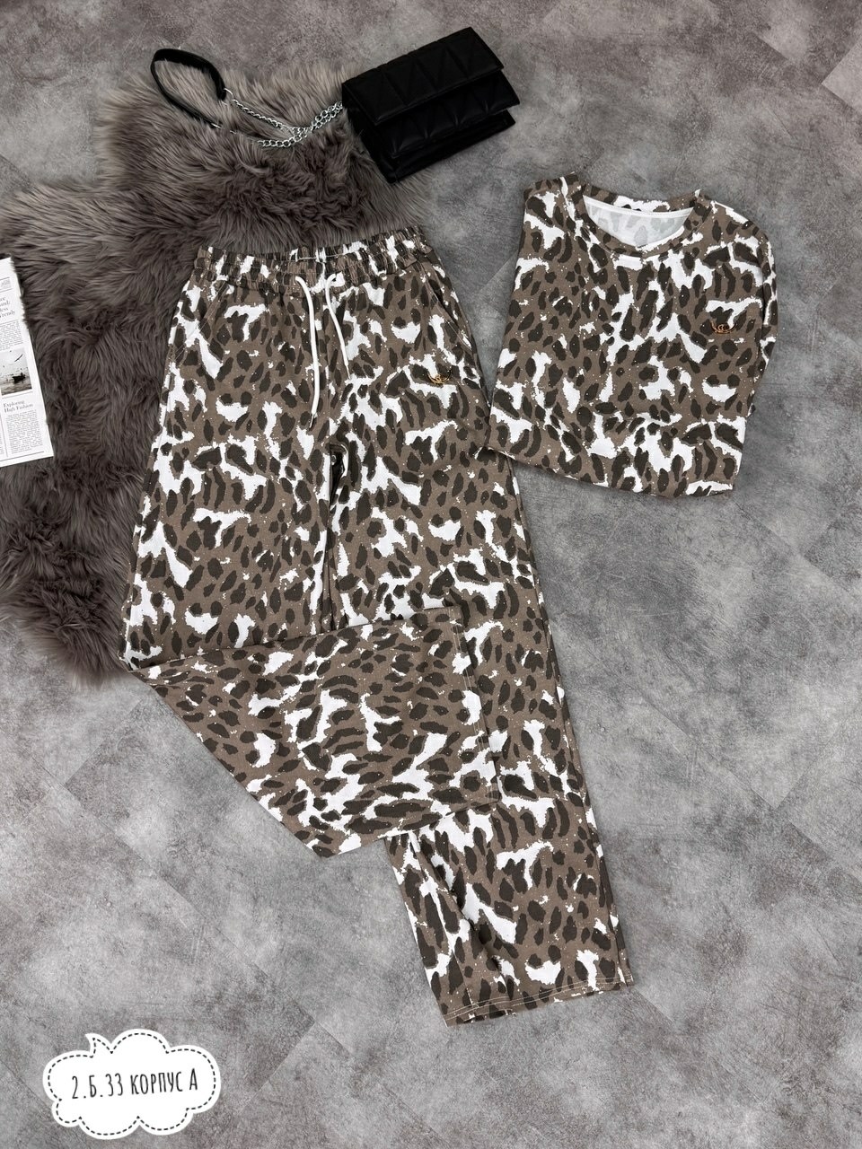 костюм женский,костюм с брюками,костюм женские спортивные костюмы,женский спортивный костюм,спортивный костюм теплый брючный леопардовый majiko