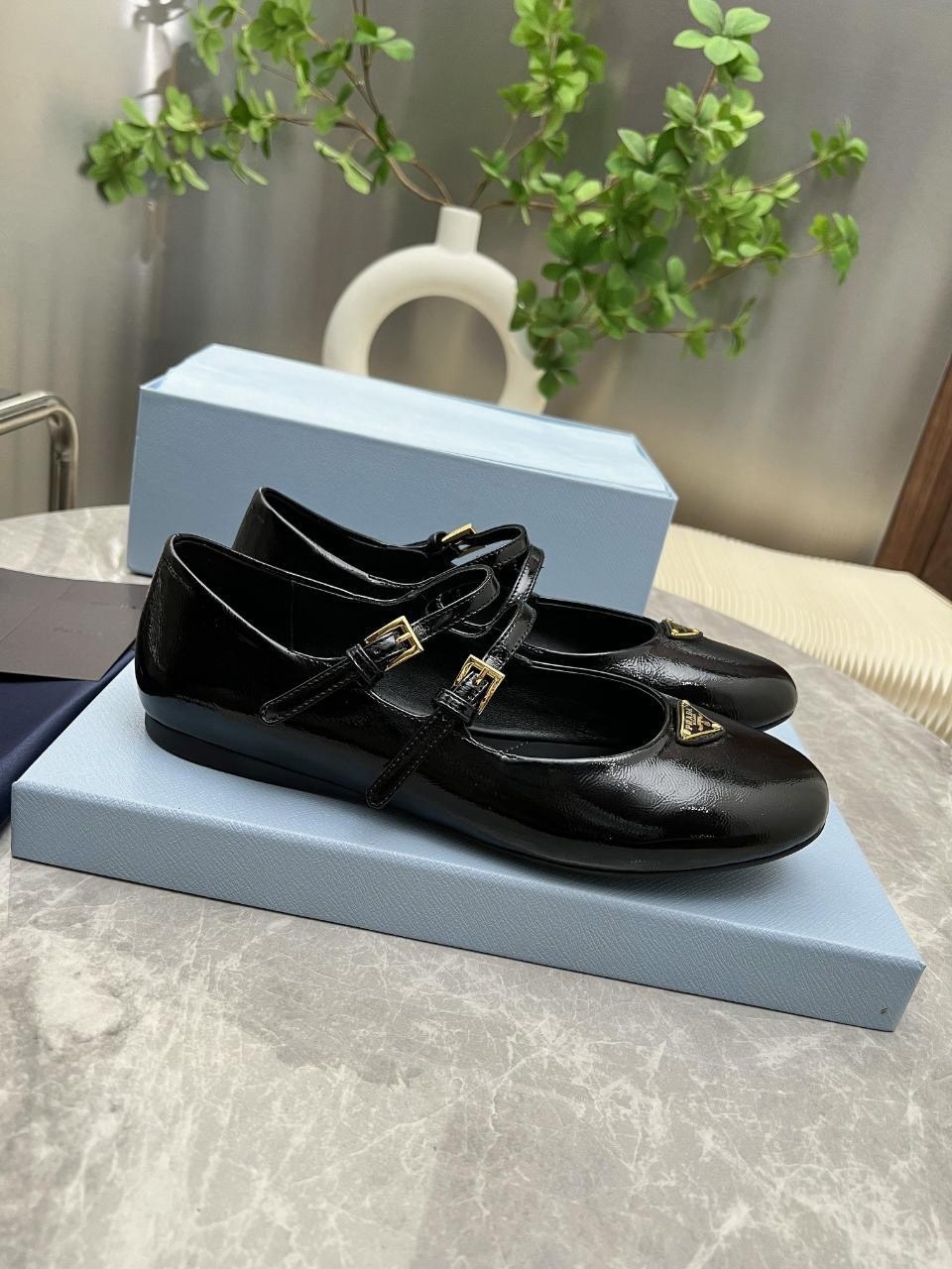 балетки prada,туфли prada,,женская ,балетки кожаные