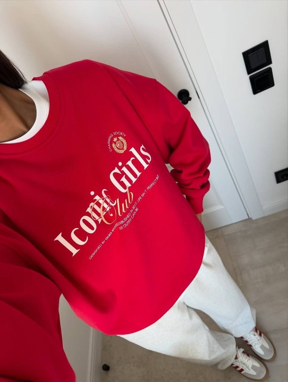 свитшот оверсайз бордовый с принтом old money assertive,свитшот оверсайз с вышивкой,женский свитшот оверсайз,cвитшот оверсайз,женский свитшот