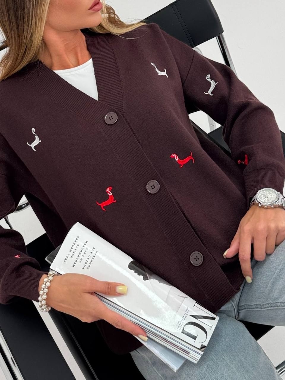 кардиган (вязаный трикотаж),кардиган женский,кардиган,кардиган с пуговицами,кофта кардиган