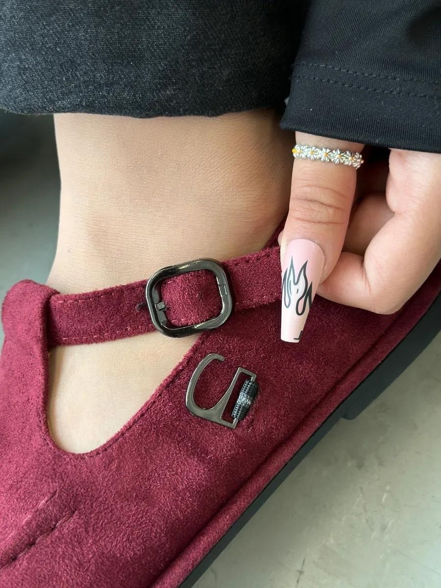 , женская,лоферы коричневые с ремешком замшевые,лоферы замшевые,повседневная