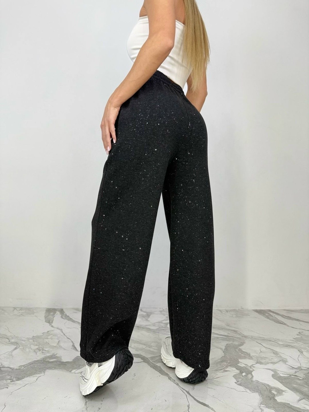брюки с пайетками,брюки палаццо,женские брюки,женские штаны,брюки со стразами