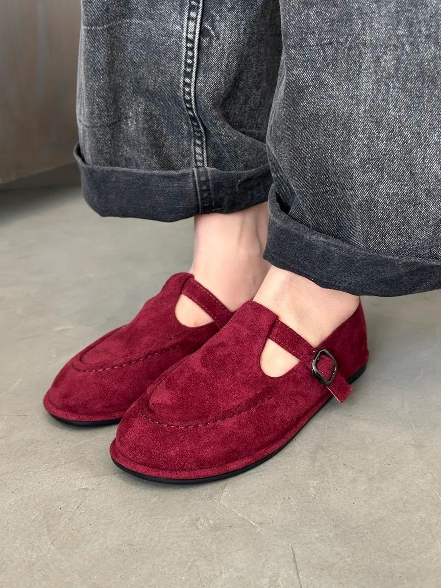 , женская,лоферы коричневые с ремешком замшевые,лоферы замшевые,повседневная