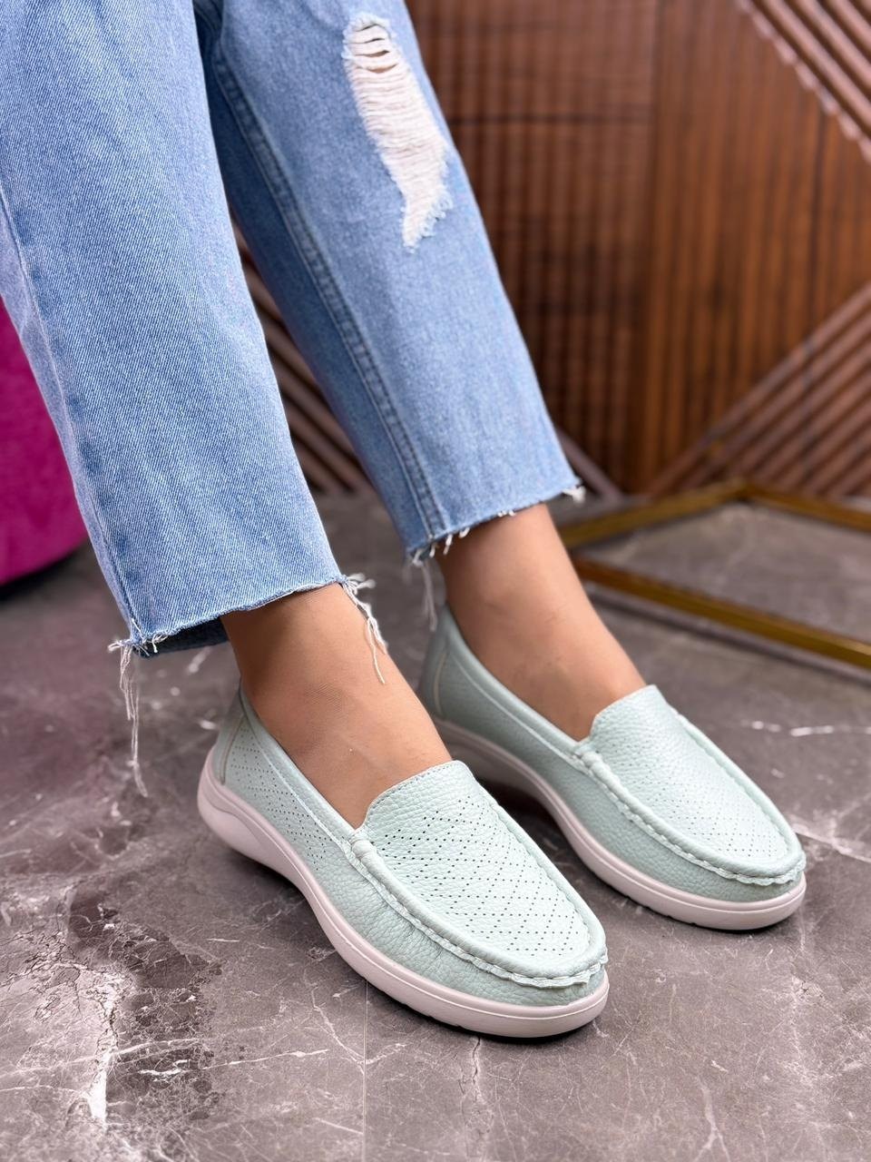 мокасины натуральная кожа с перфорацией летние destra 192262079,мокасины женские,мокасины женские натуральная кожа,мокасины женские летние натуральная кожа,мокасины натуральная кожа лоферы летние