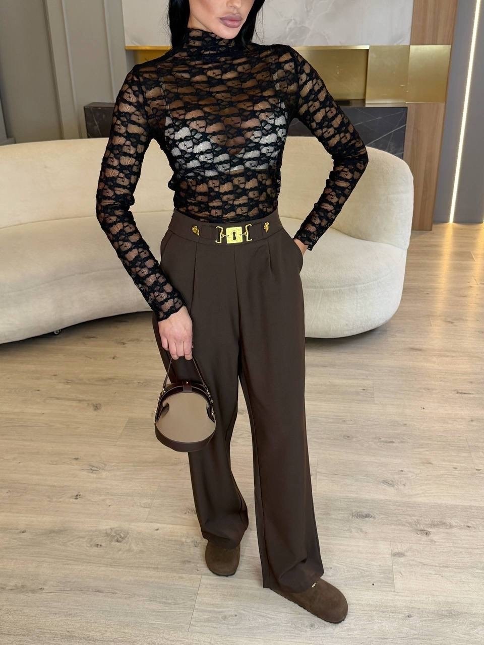 блузка прилегающего силуэта из кружевной сетки,блузка кружево,блузка женская,водолазка сеточка,блуза боди