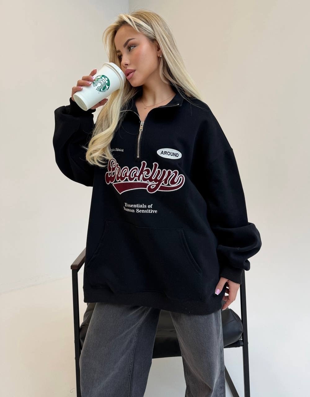 модная толстовка,свитшот оверсайз,свитшот женский,толстовки женская,повседневный свитшот