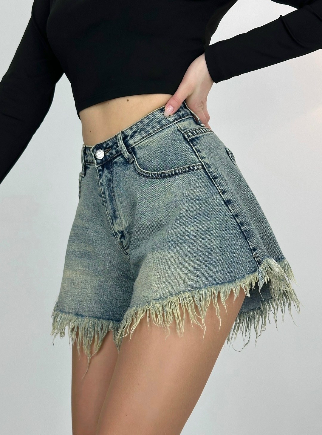 шорты джинсовые женские,джинсовые шорты с бахромой,шорты джинсовые летние клеш с бахромой короткие,шорты джинсовые,шорты джинсовые короткие с бахромой vanijo