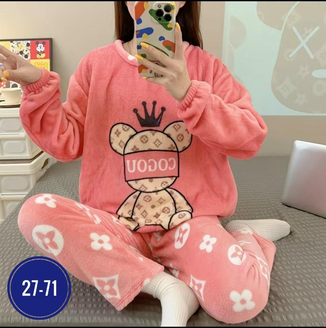 теплая пижама женская,пижама женская со штанами теплая домашняя плюшевая,мягкая теплая пижама,махровая пижама,пижама со штанами теплая домашняя плюшевая