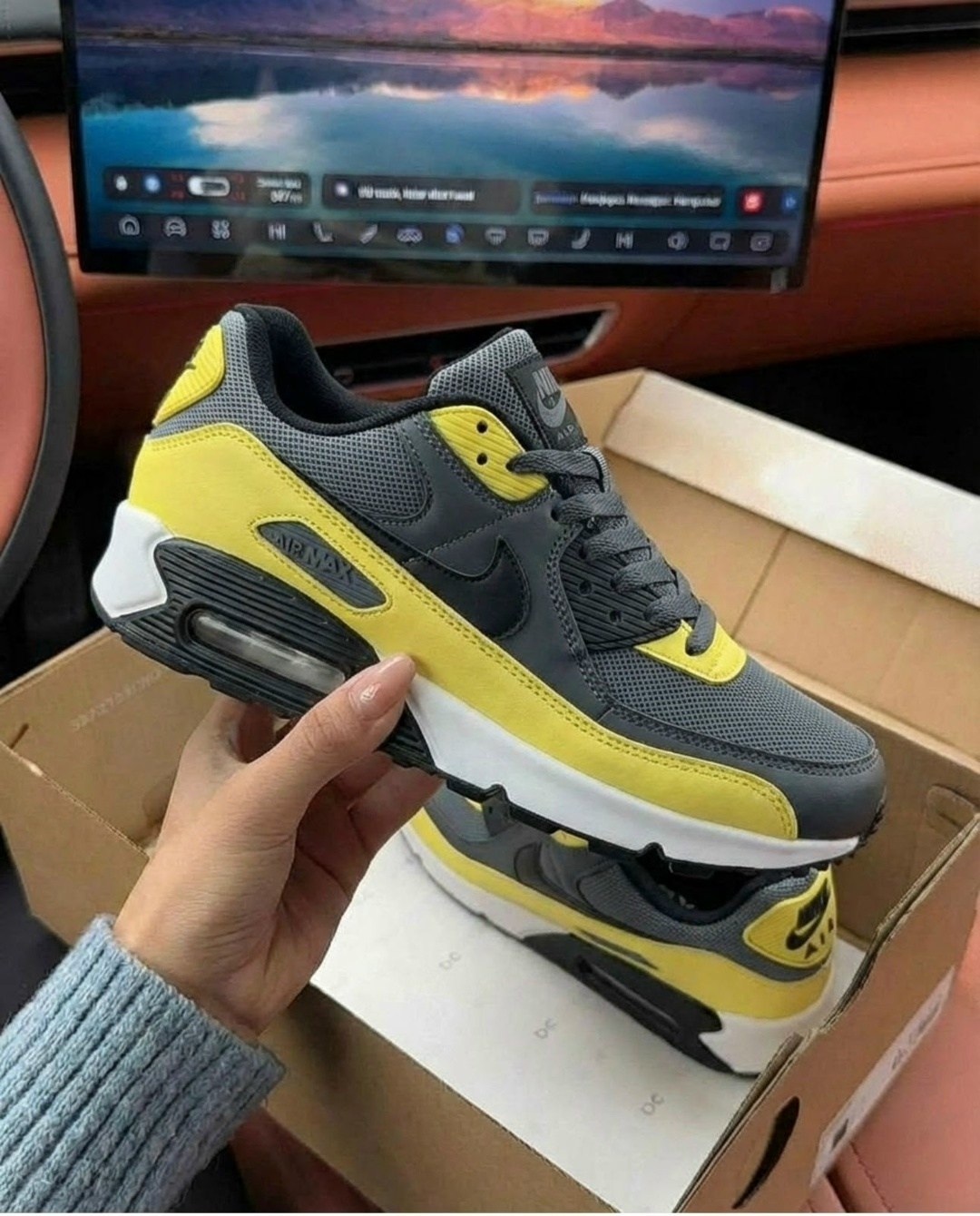 ,кроссовки,мужские кроссовки,nike air max 90 yellow,кроссовки nike air max 90