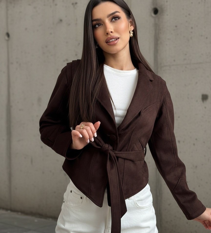 пиджак коричневый женский,жакет коричневый,пиджак,замшевая куртка,косуха замшевая
