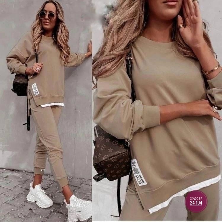 женский спортивный костюм на флисе,спортивный костюм,женский костюм бежевый,спортивный костюм женский,прогулочные костюмы