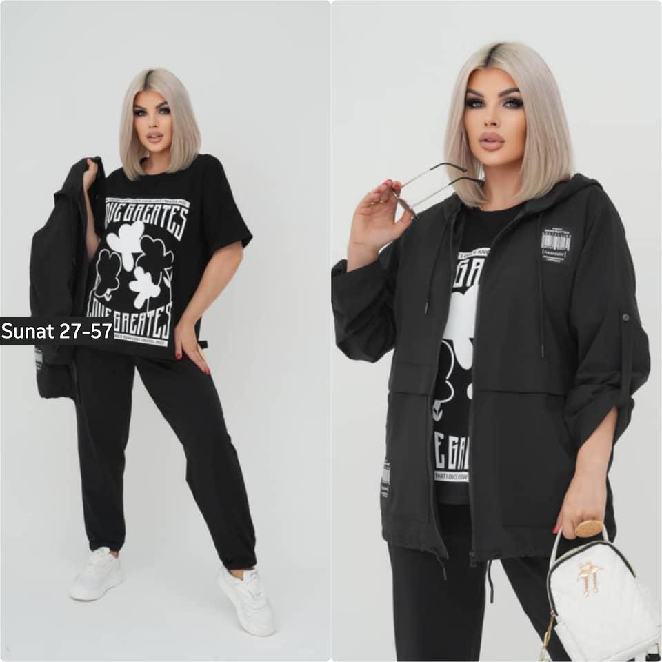 костюм 3-ка ткань: двунитка и плащовка свободного кроя,костюм 3 каткань: двунитка и плащовка,костюм тройка ткань: двунитка, плащевка,женский костюм-тройка,костюм тройка двухнитка