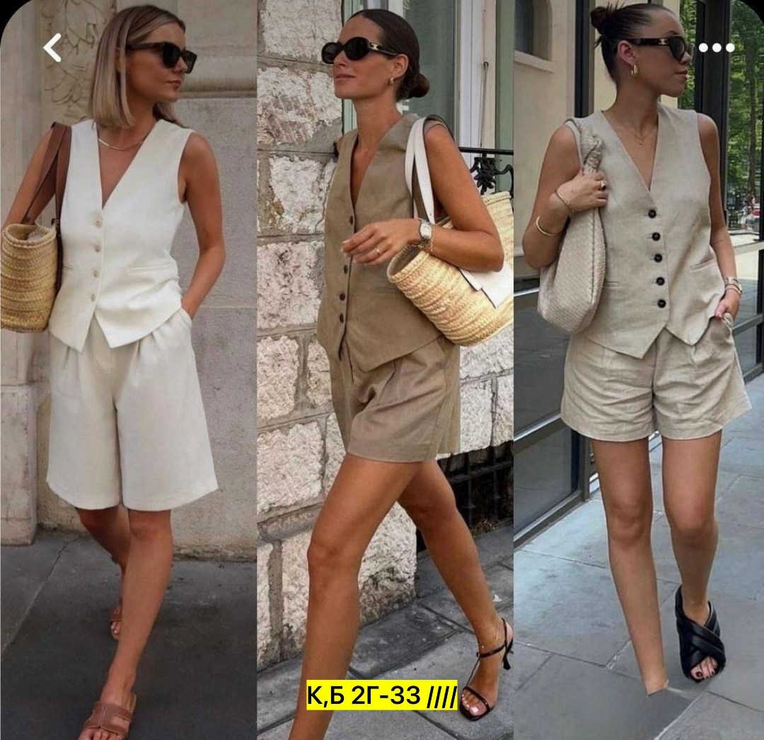 костюм женский с шортами,костюм с шортами и жилеткой,костюм женский,костюм двойка женская,летние костюмы