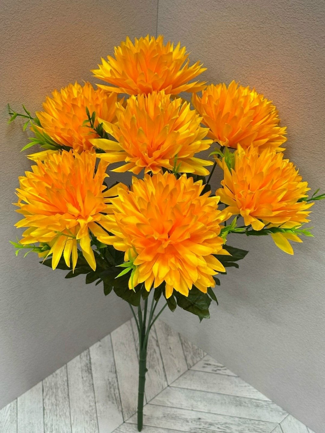 хризантемы искусственные,цветы искусственные хризантемы,искусственная хризантема игольчатая,цветы искусственные астра хризантелла 60 см,хризантема