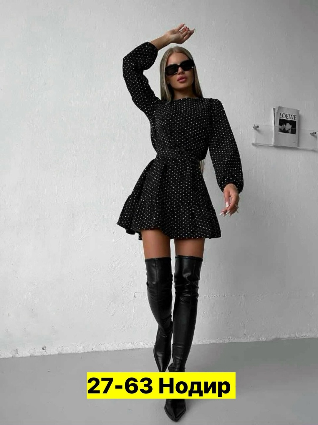 платье женское с поясом в горошек,платье женское в горошек,платье софт ,платье женское горох,платье женская