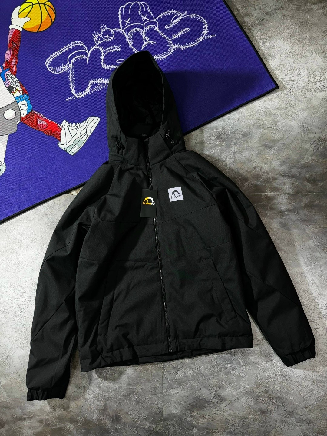 ветровка manto jacket defend black,куртка manto,куртка,куртка унисекс,ветровка manto