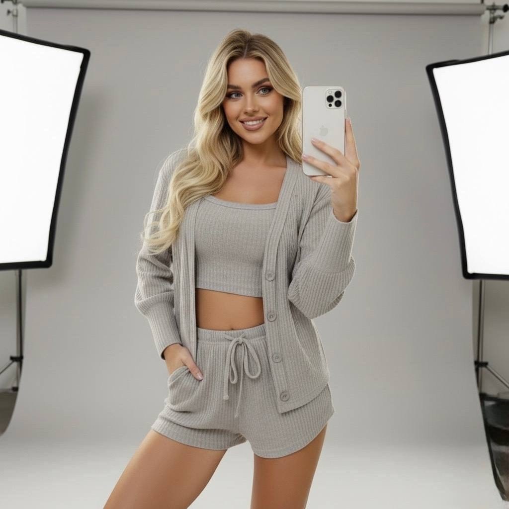 пижамы для женщин,женская пижама,пижама тройка женская,трикотажный комплект,пижама женская с шортами 3 в 1