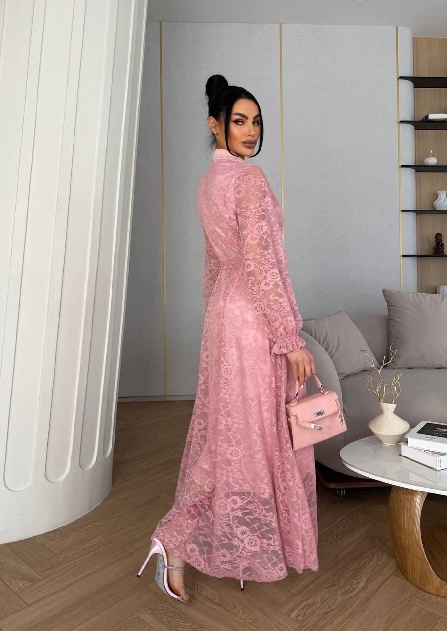 платье,стильное платье,кружевное платье,розовое платье,платье для женщин