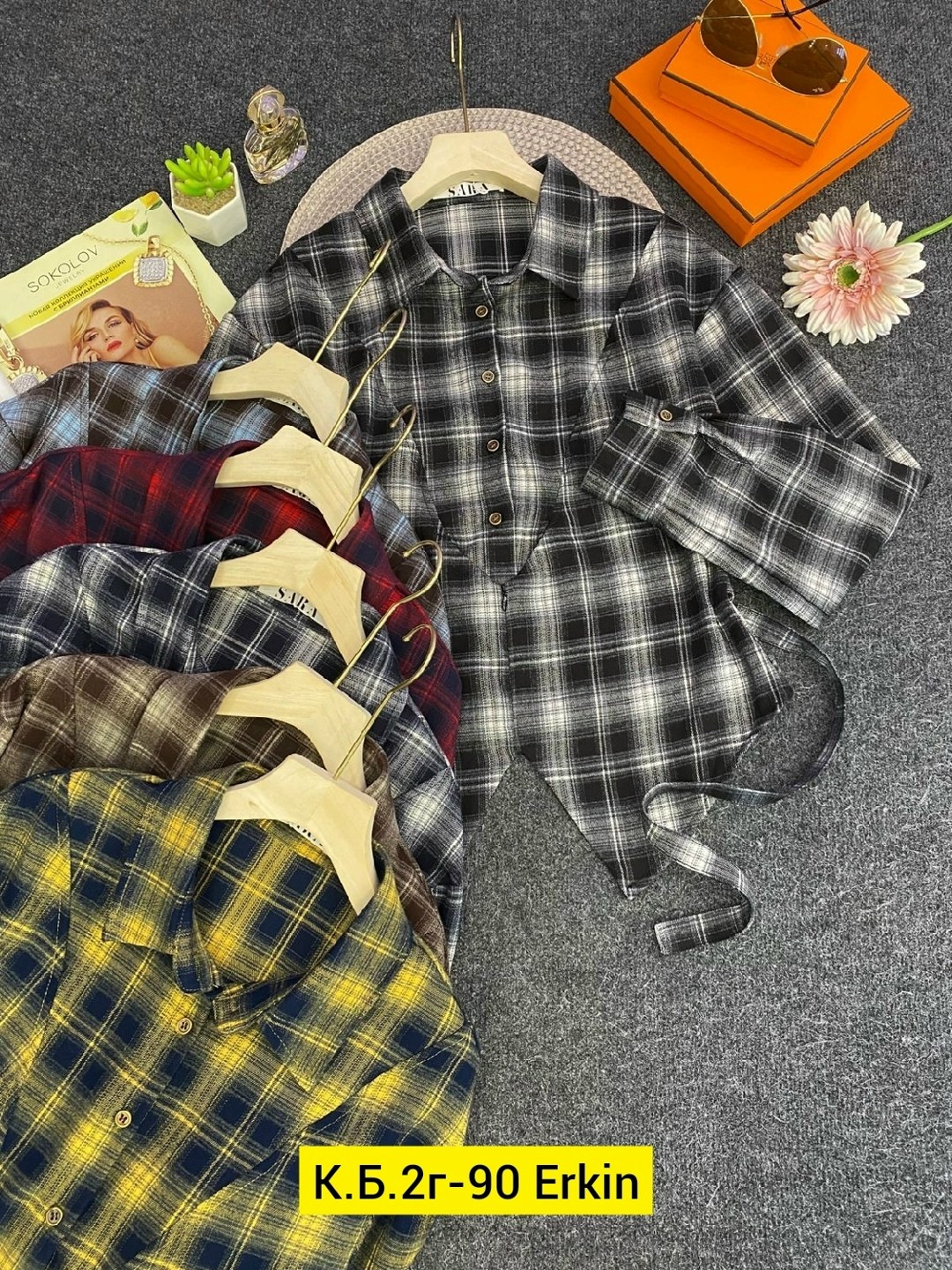 женская рубашка в клетку,рубашка в клетку,женская рубашка,рубашка,рубашка женская 7007 "клетка № 4"