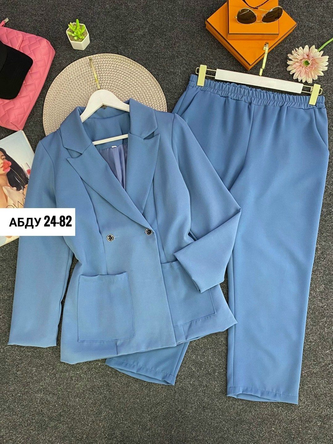 брючный костюм белэльстиль 785/596 мята,брючный костюм белэльстиль 785+596 мята,брючные костюмы женские,костюм брючный летний,брючный костюм anastasia mak 1053а мятный